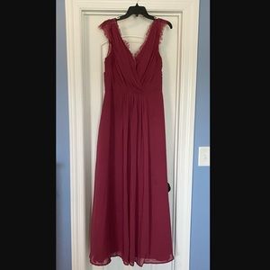 Bridesmaid Dress, Size 12, Mulberry Color